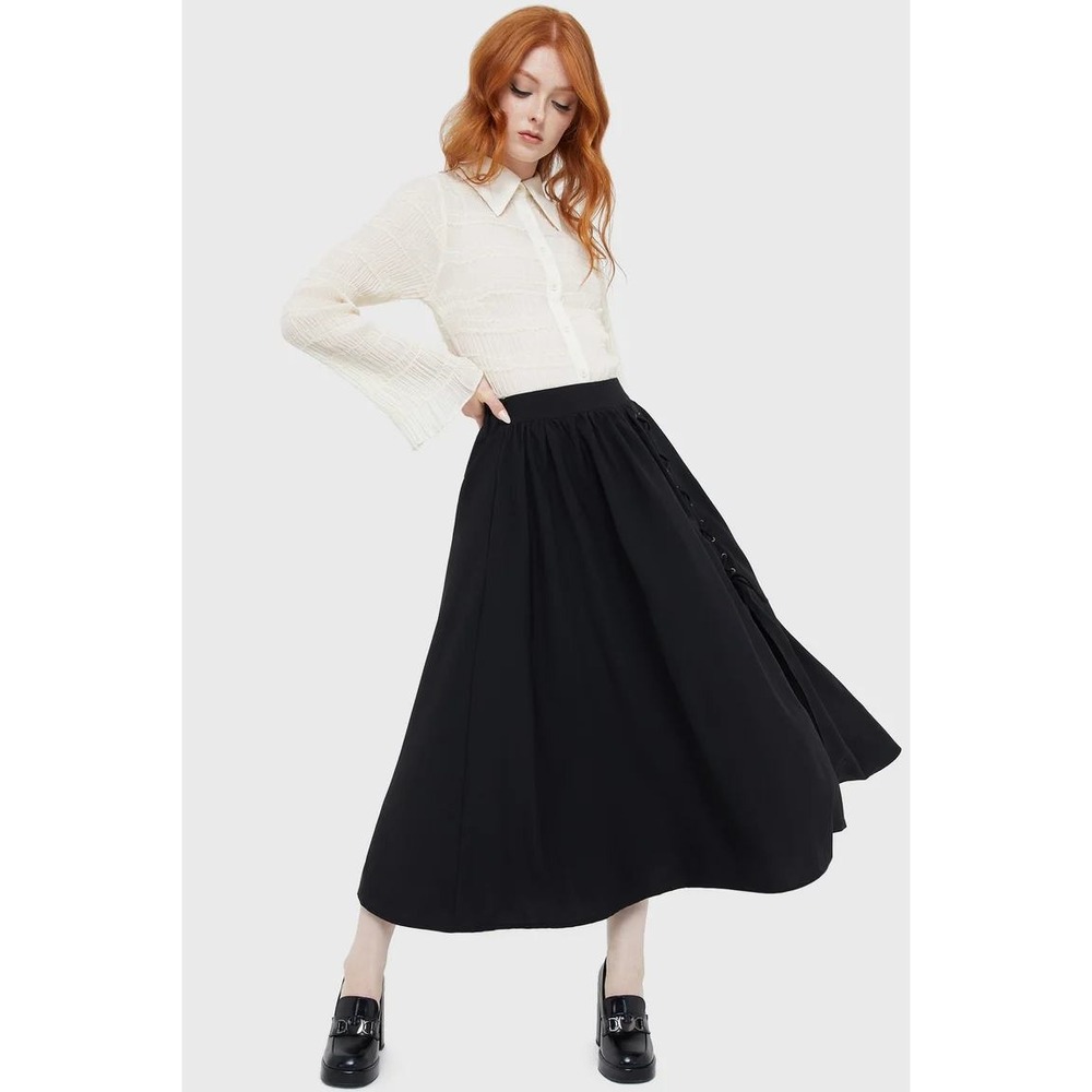 Killstar Haven hollow maxi skirt